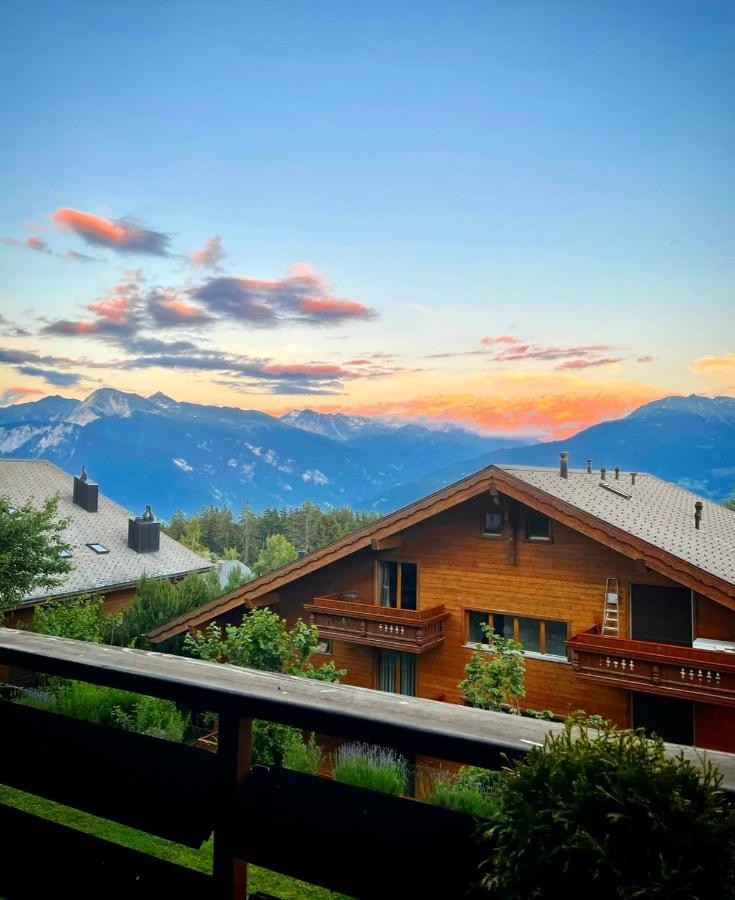 Window On Crans Montana, Appartement Avec Vue Sur Les Alpes 외부 사진