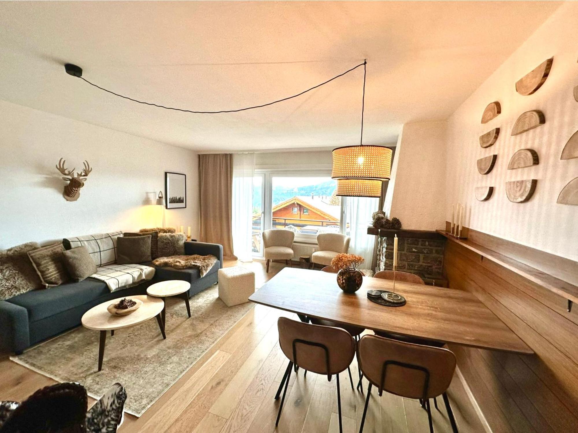 Window On Crans Montana, Appartement Avec Vue Sur Les Alpes 외부 사진